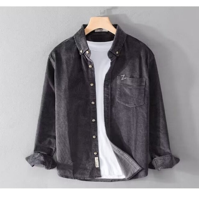 Men’s Corduroy Jacket – Japanese Style Casual Outerwear