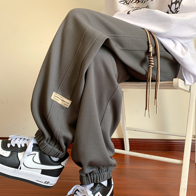 Men’s Waffle Sweatpants – Nine-Point Casual Sports