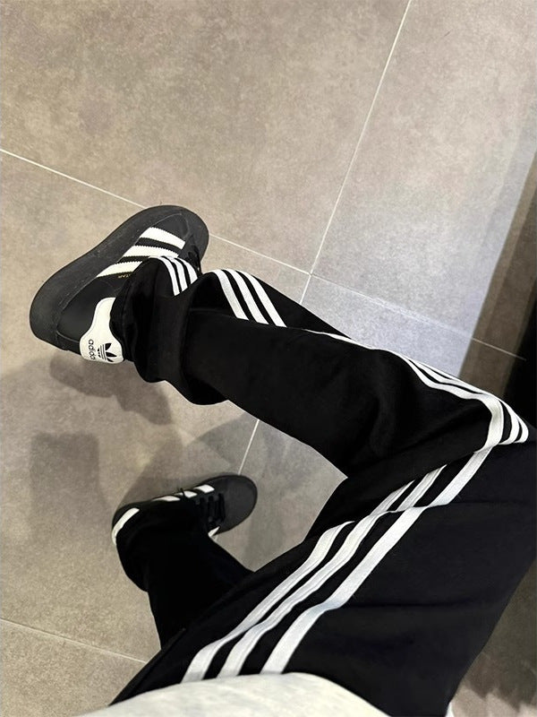 Men’s Cleanfit Three-Stripe Pants – Retro Sports Style