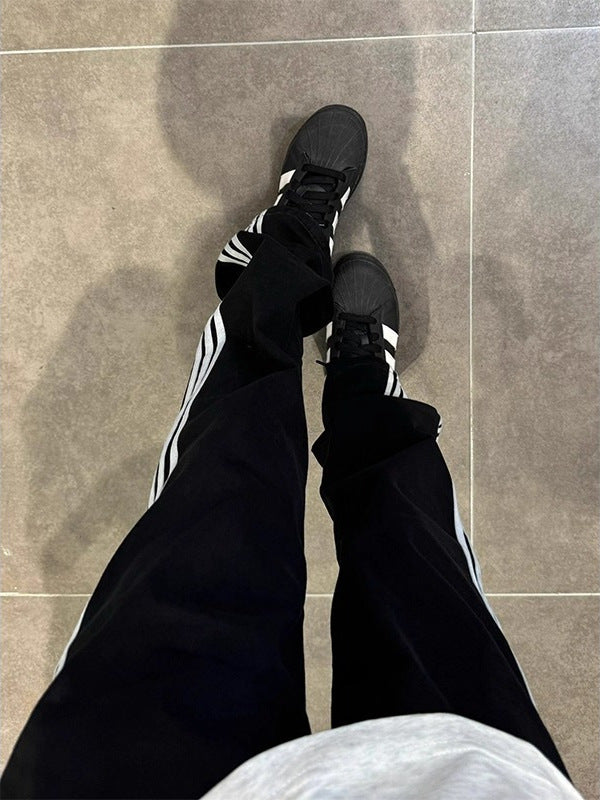 Men’s Cleanfit Three-Stripe Pants – Retro Sports Style