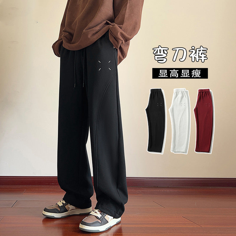 Men’s Fleece-Lined Heavy Sweatpants – Winter Casual