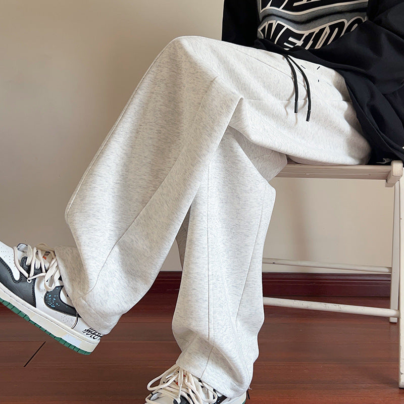 Men’s Fleece-Lined Heavy Sweatpants – Winter Casual