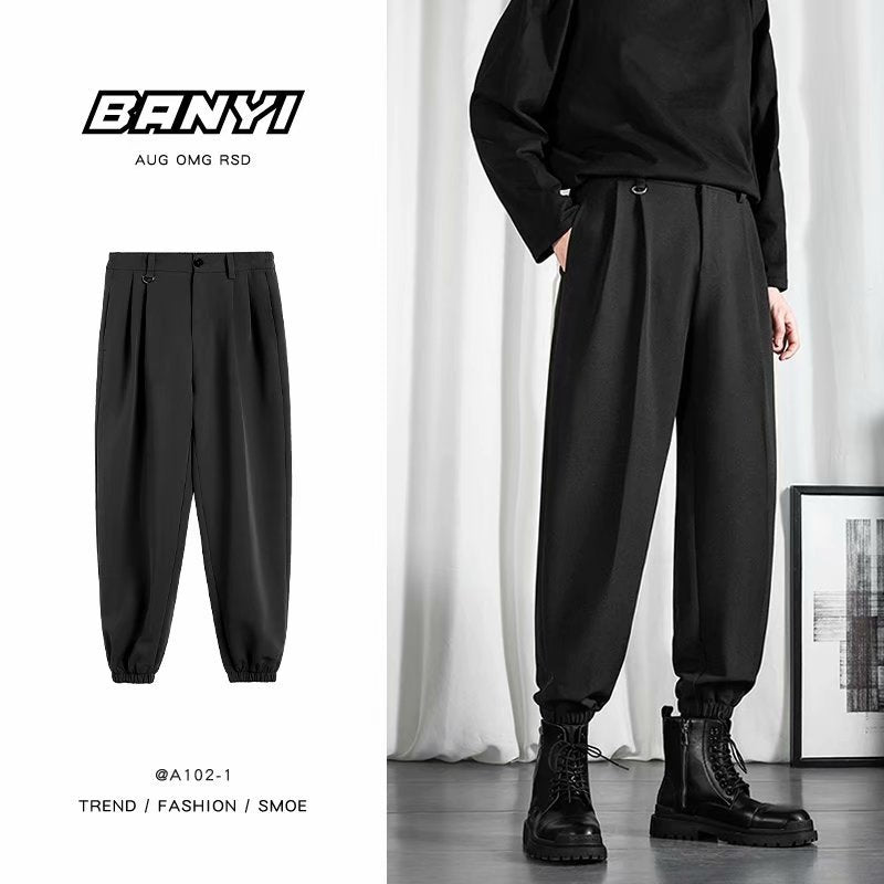 Men’s Korean Style Nine-Point Pants – Casual Trendy Fit