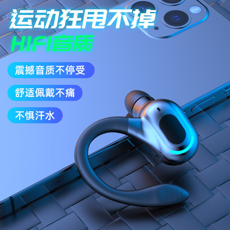 F8 Bluetooth Single-Ear Sports Earbuds Stereo