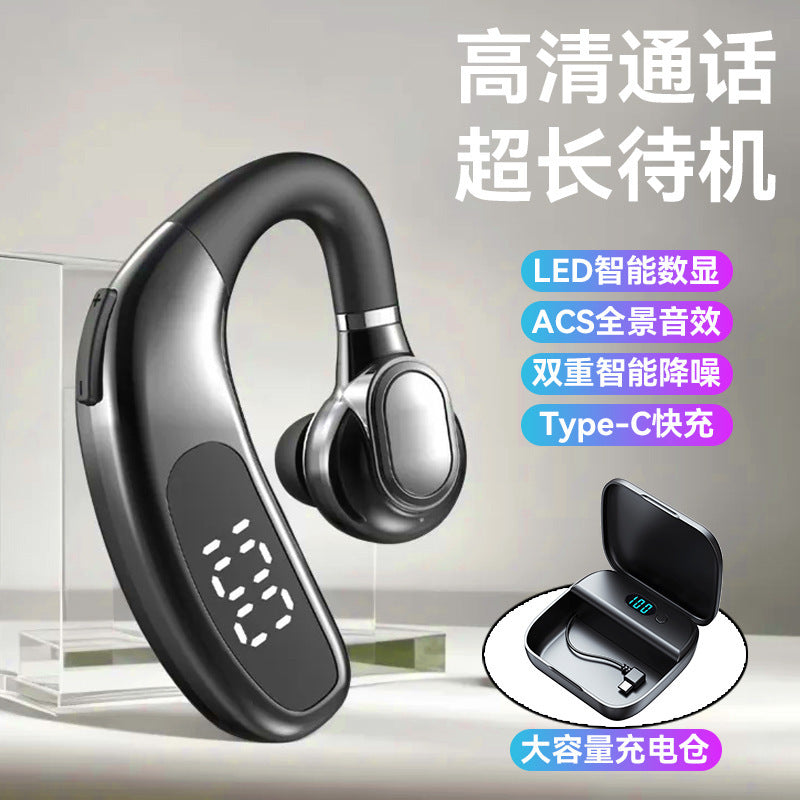 F90 Ear-Mounted Bluetooth Headset Ultra-Long Battery