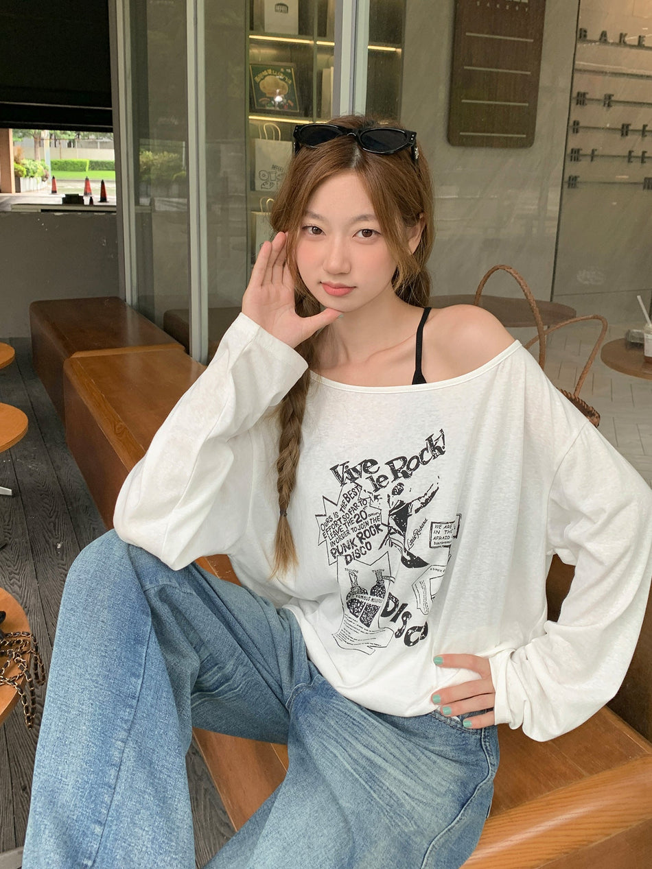 Printed Sun Protection Loose Women Summer Blouse