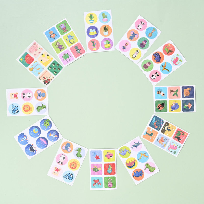 [2026 Blue Lotus] 120pcs Plant Essential Oil Repellent Stickers
