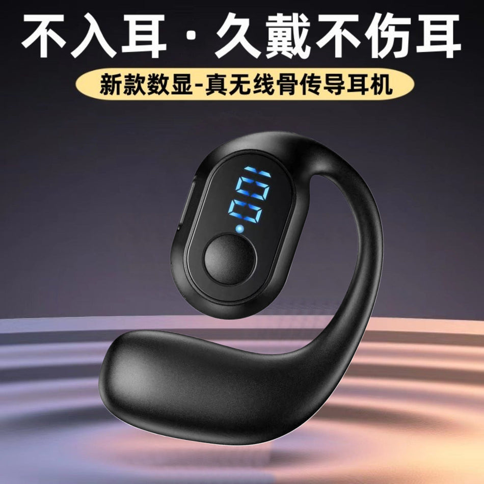 D61 OWS Ear-Hook Bluetooth Headset Digital Display