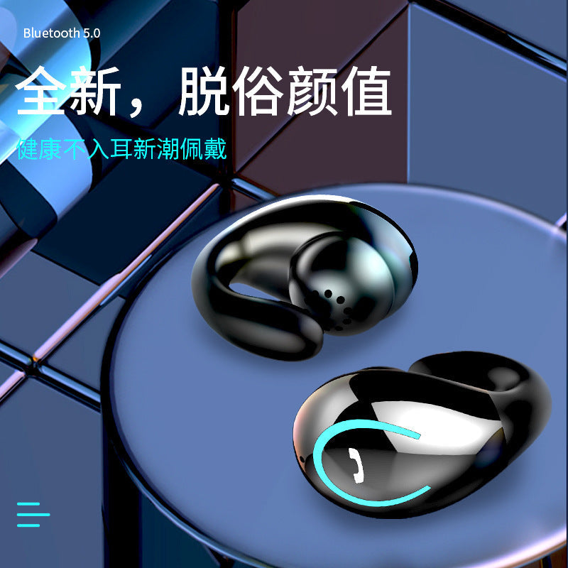 YX08 Mini Clip-On Bluetooth Headset Long Standby