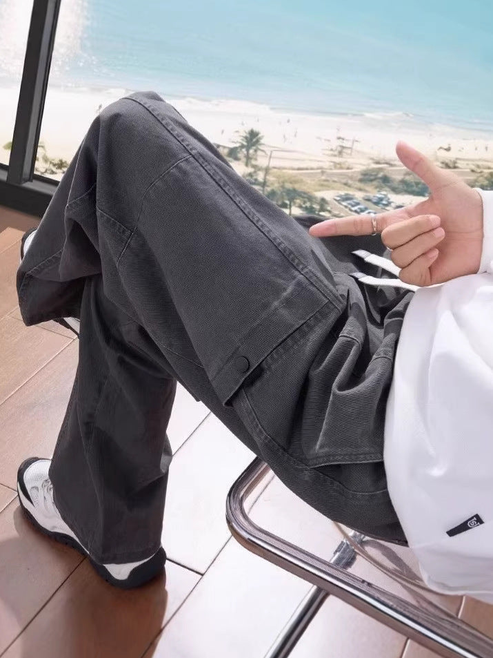 Men’s Workwear Casual Pants – Cleanfit Loose Straight