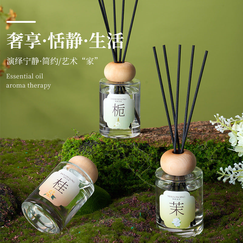 [2026 Zen-Flow] Fire-Free Rattan Reed Diffuser & Decor