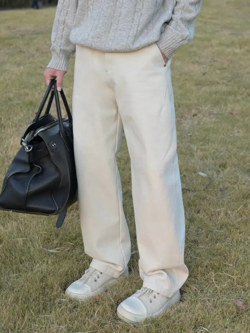 Men’s Fleece-Lined Sweatpants – Winter Warm Casual Pants