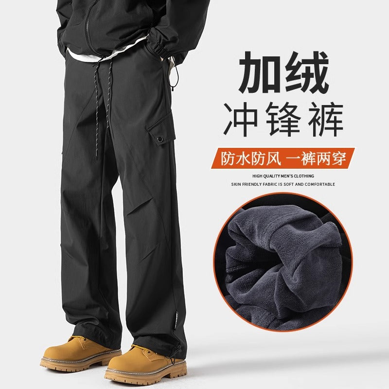 Men’s Fleece-Lined Hiking Pants – Winter Outdoor Style