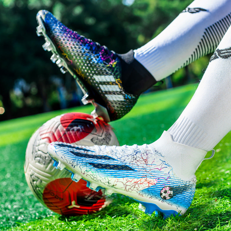 Couple High-Top Football Shoes – Breathable Training Cleats