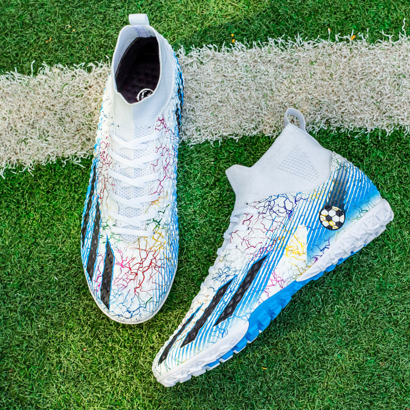 Couple High-Top Football Shoes – Breathable Training Cleats