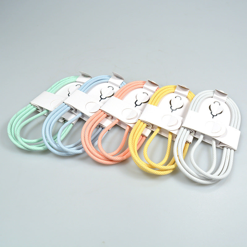 Macaron 60W Braided Dual Type-C Fast Charging Cable