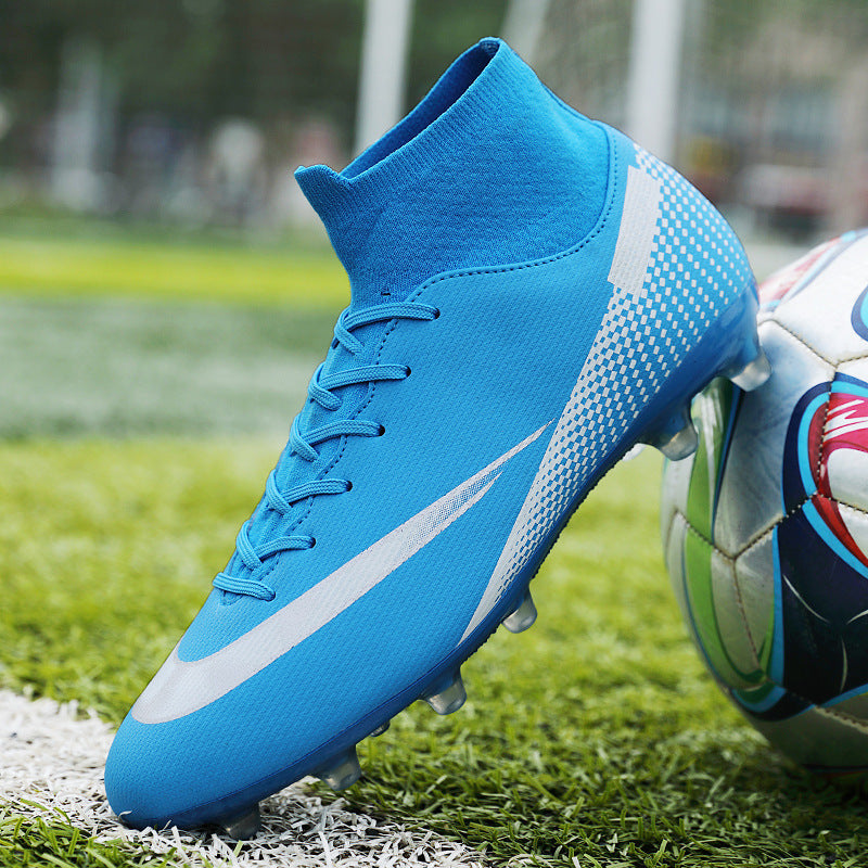 Men’s Large Size Football Shoes – High-Top AG Cleats