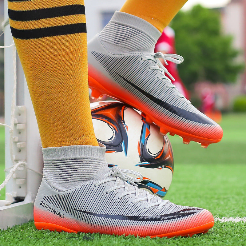 Men’s AG Football Shoes – Long Stud Training Cleats