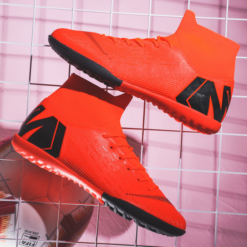 Unisex Football Training Shoes – High-Top Spike Sneakers