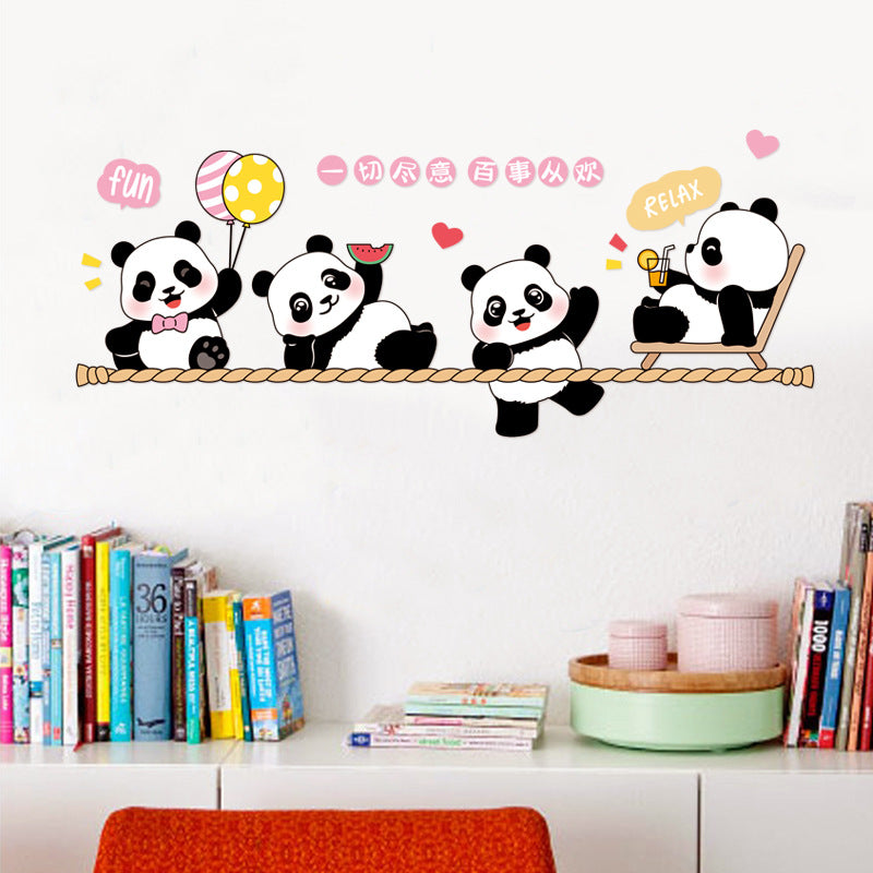 [2026 Kids-Joy] Panda Inspirational Wall Decoration (AS3908)