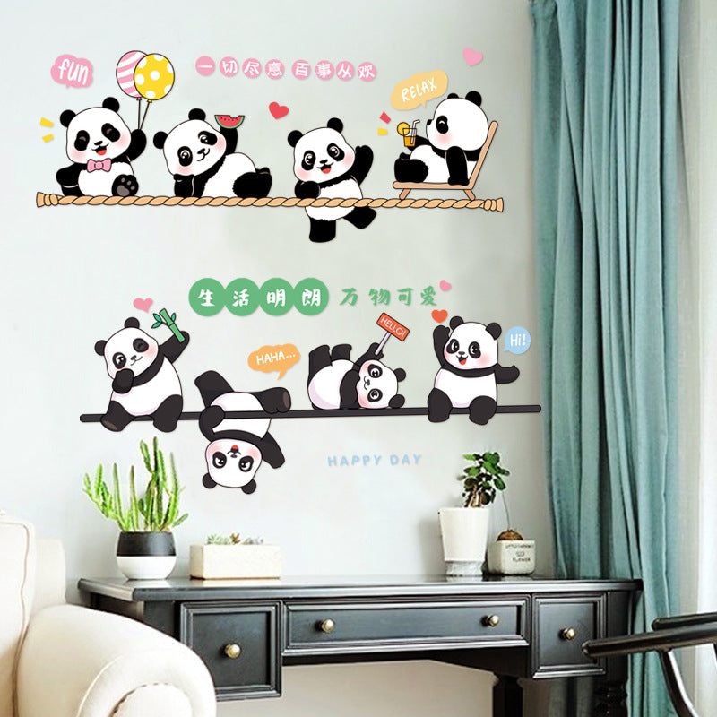 [2026 Kids-Joy] Panda Inspirational Wall Decoration (AS3908)