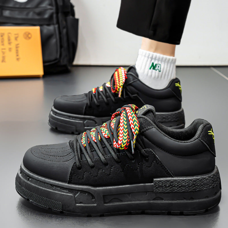 Men’s Platform Sneakers – Trendy Low-Top Casual Shoes