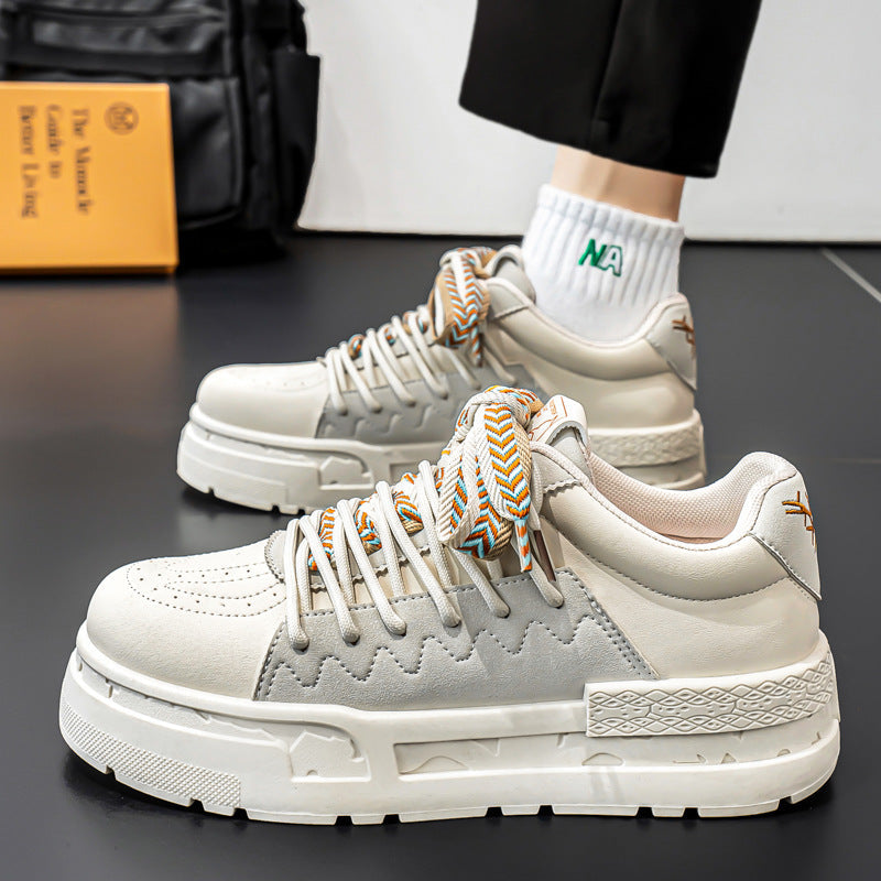 Men’s Platform Sneakers – Trendy Low-Top Casual Shoes