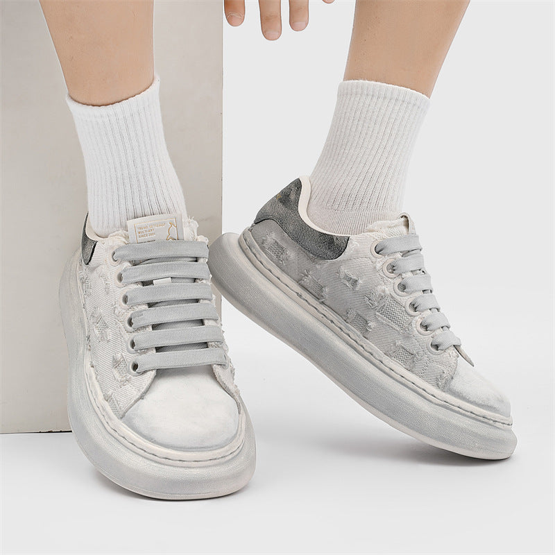 STOCK-Men’s Dad Shoes – Lightweight Soft Sole Casual Sneakers