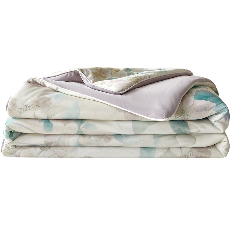 [2026 Arctic-Gel] "Ice Cream" Cooling Silk & Tencel Summer Quilt