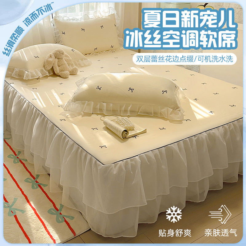 [2026 Princess-Cloud] Double-Layer Chiffon & Ice Silk Cooling Set