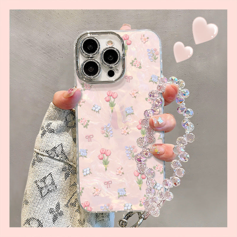 Tulip Bracelet Phone Case High-End Hard Cover