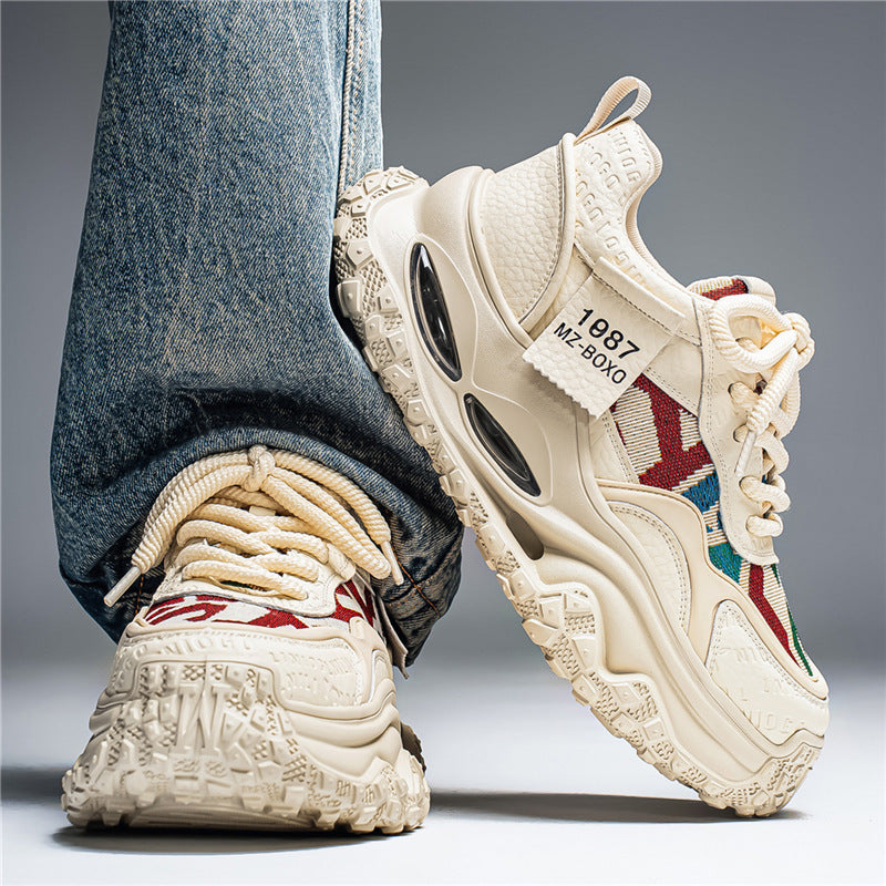 Men’s Height Increasing Chunky Sneakers Breathable