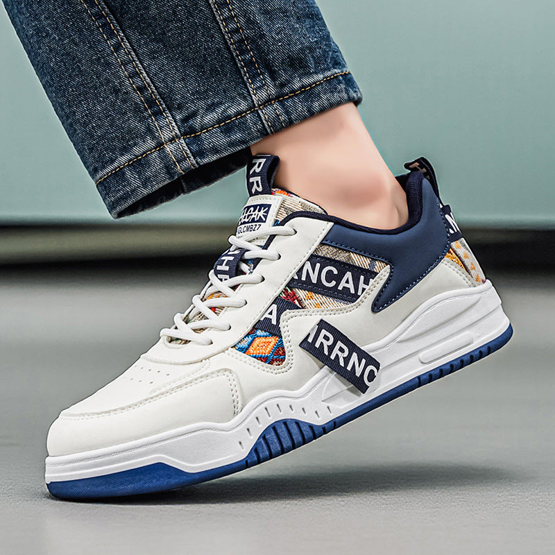Men’s Korean Style White Sneakers Casual Sports Shoes