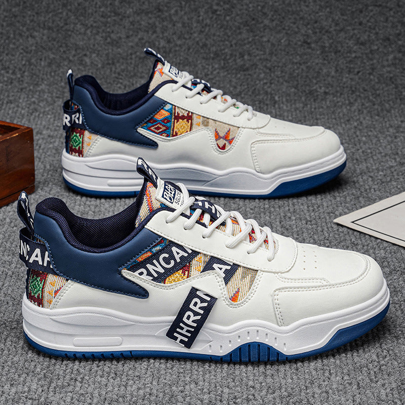 Men’s Korean Style White Sneakers Casual Sports Shoes
