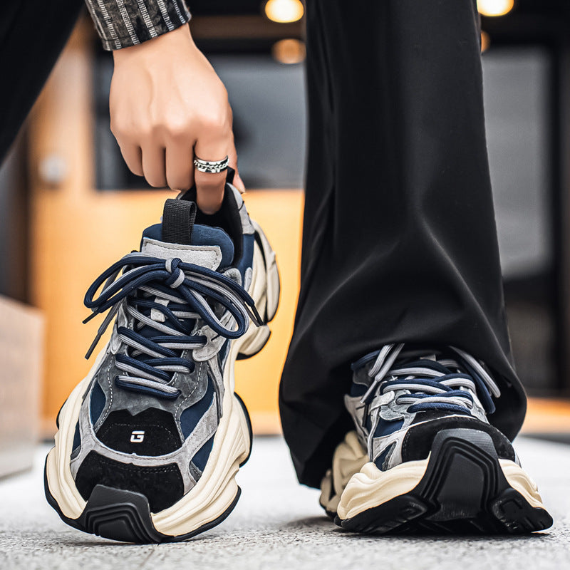 Men’s Trendy Chunky Sneakers Retro Style Shoes