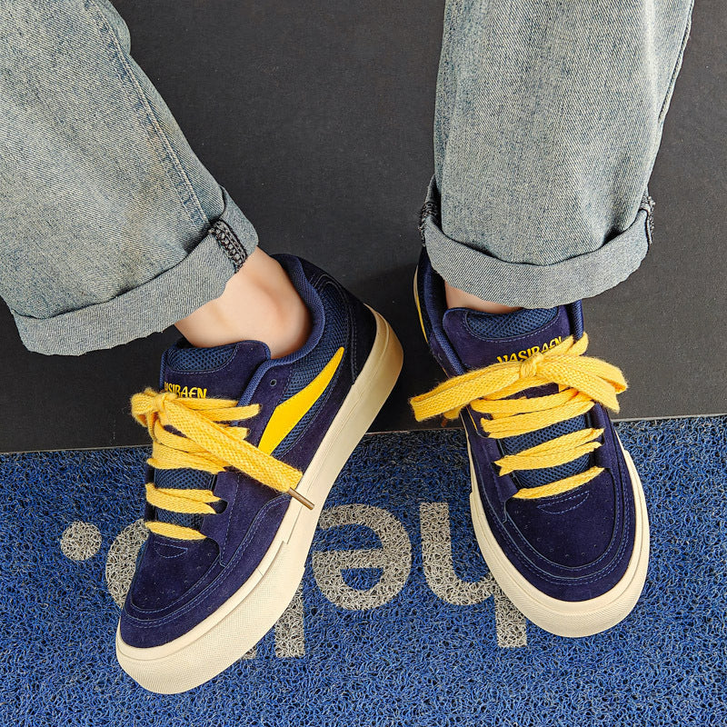 Men’s Retro Chunky Sneakers with Contrast Design