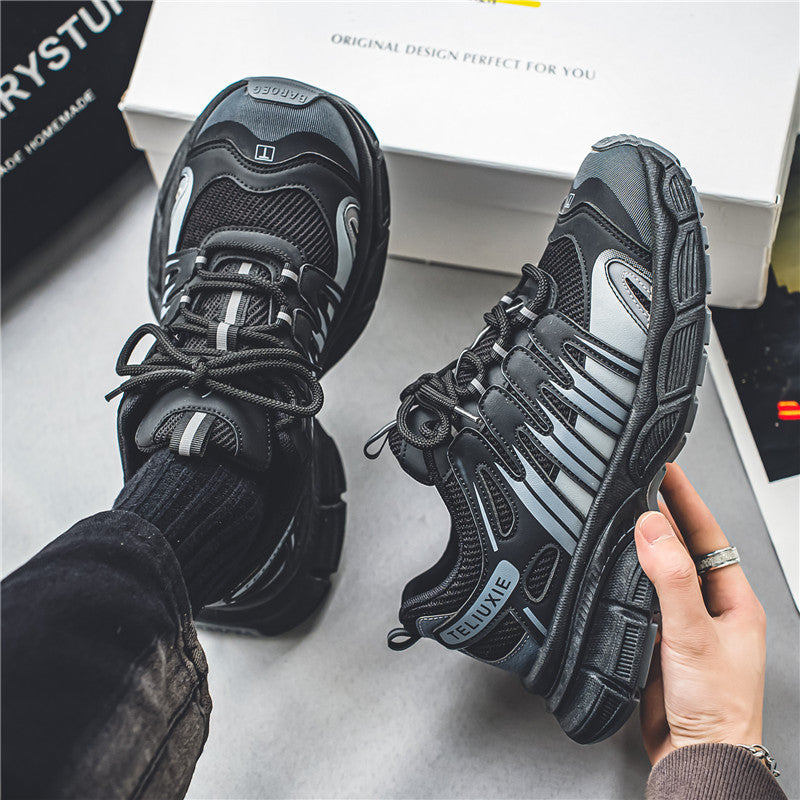 Men’s Retro Breathable Chunky Sneakers Heightening