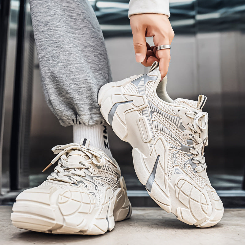 Men’s Korean Mesh Chunky Running Sneakers