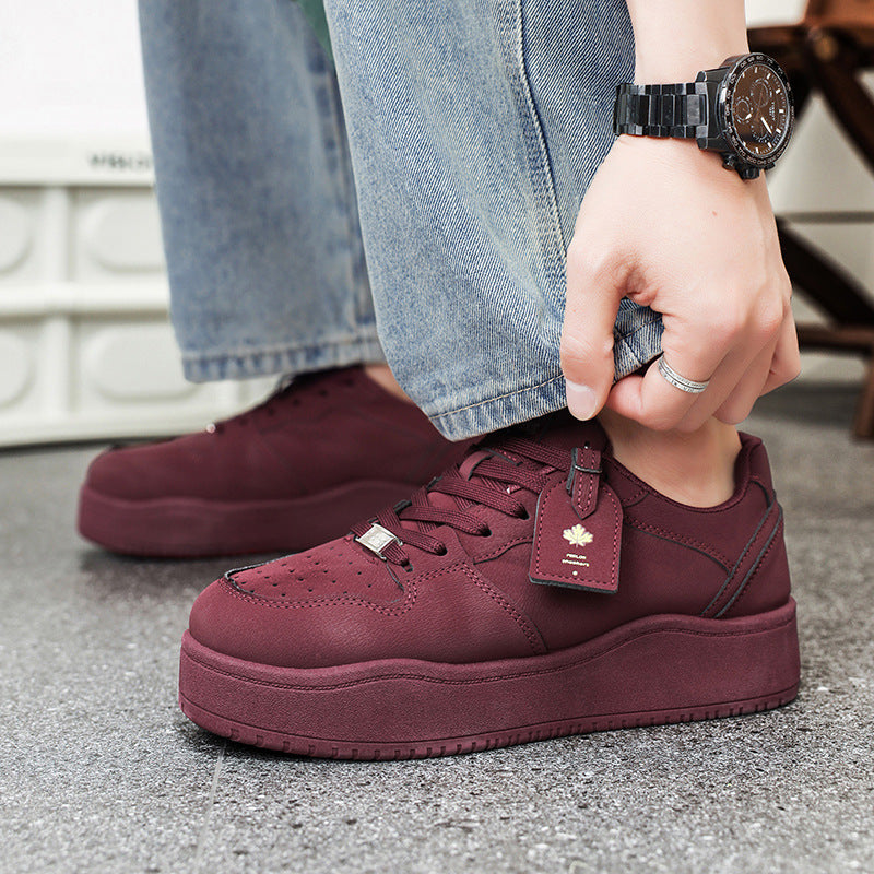 Couple Platform Sneakers Height Increasing Casual