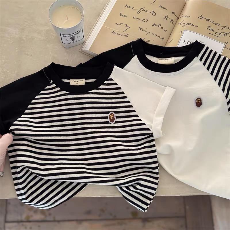 Kids Cotton Cartoon T-Shirt 2026 Japanese Style Top