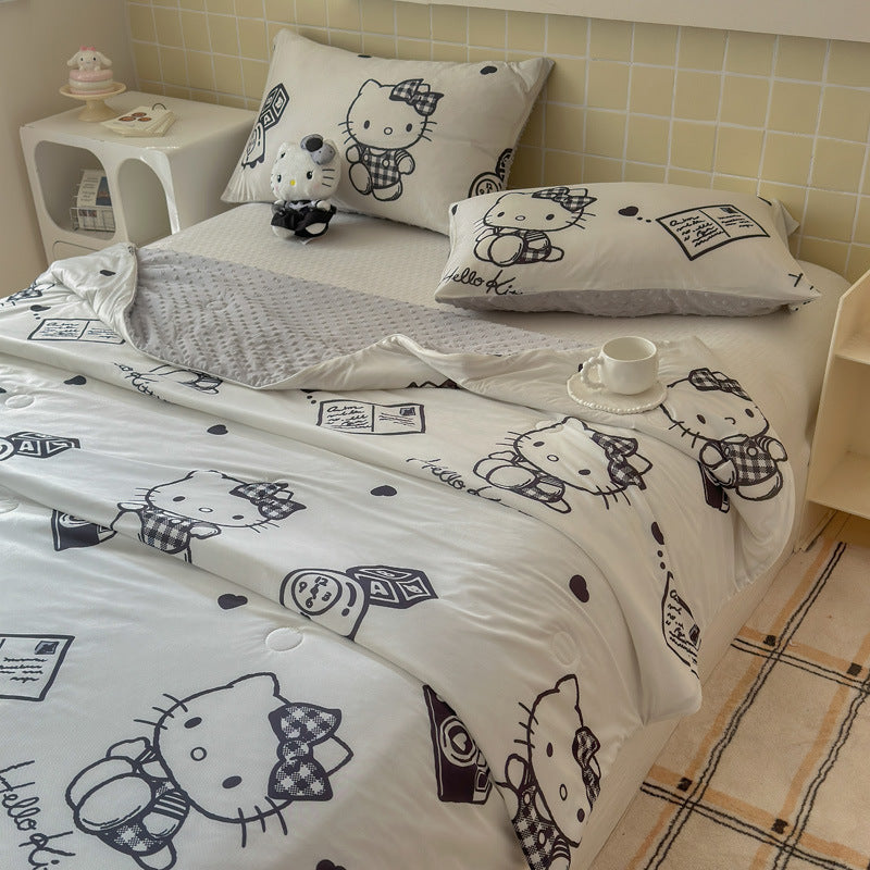 [2026 Sanrio-Arctic] Sanrio Cartoon Ice Silk "Bean" Summer Quilt