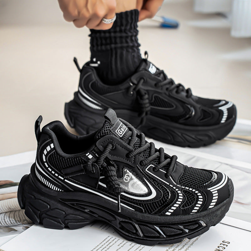 Men’s Breathable Mesh Platform Running Sneakers