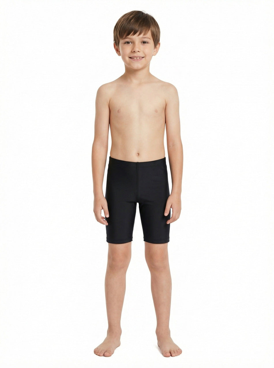 Boys’ Quick-Dry Five-Point Racing Swimming Trunks