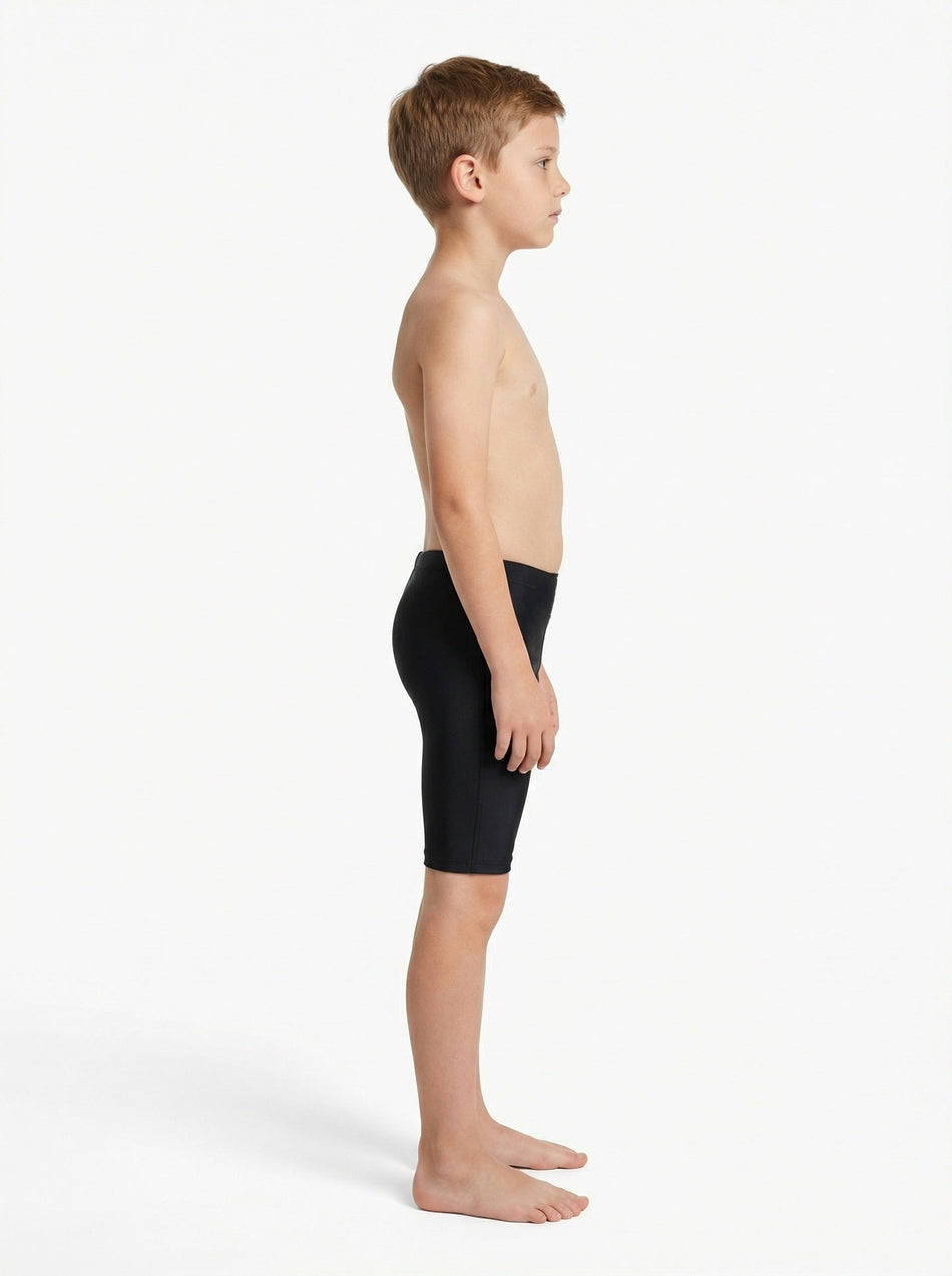 Boys’ Quick-Dry Five-Point Racing Swimming Trunks