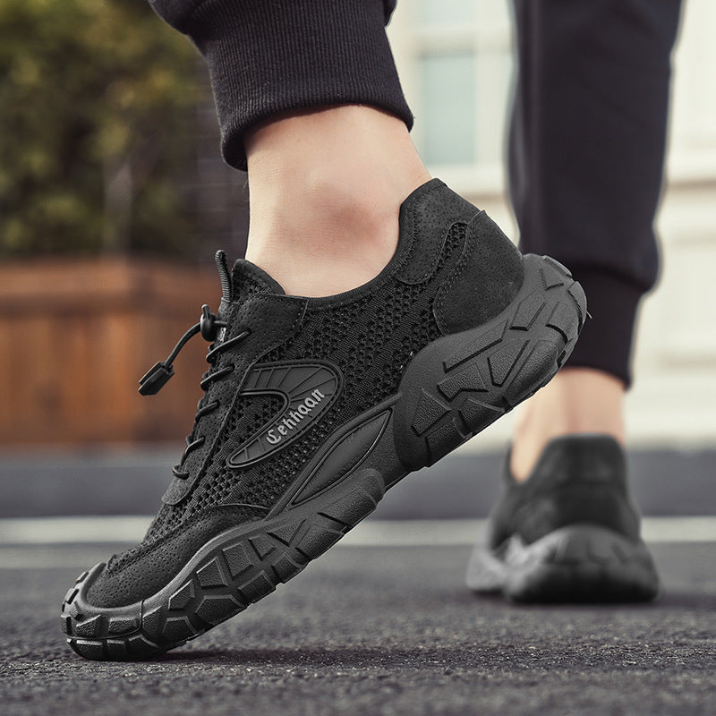 Men’s Retro Platform Board Shoes Breathable Casual