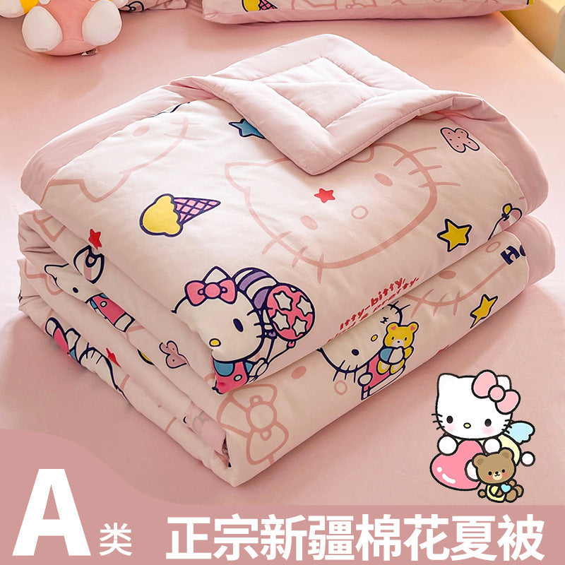[2026 Sanrio-Cotton] Xinjiang Class A Cartoon Summer Quilt