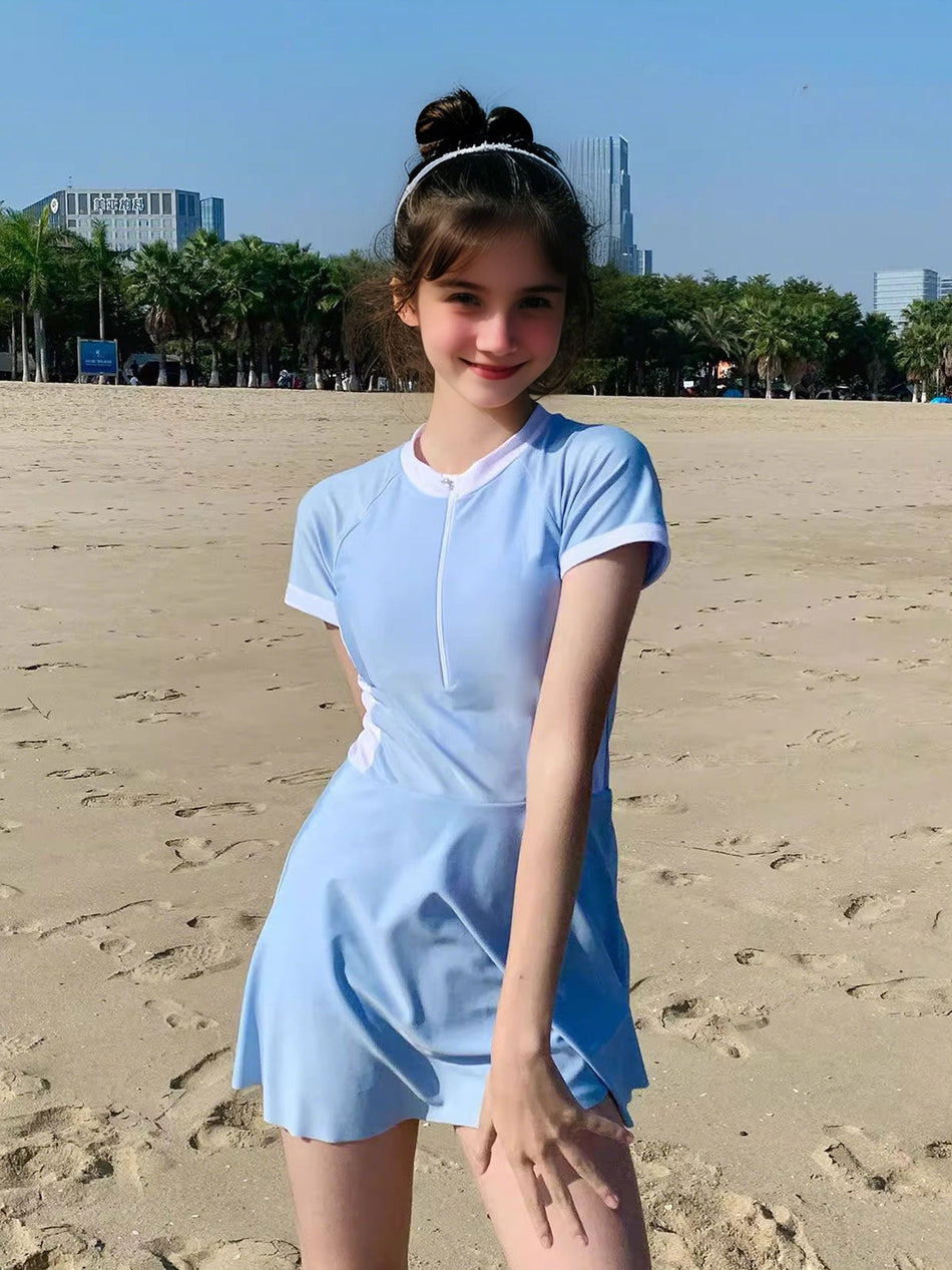 2026 Girls’ One-Piece Swimsuit for Kids