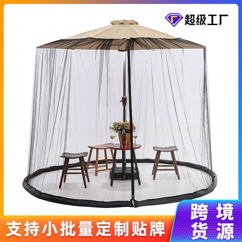 [2026 Outdoor-Shield] Roman Umbrella Mosquito Net with Water-Pipe
