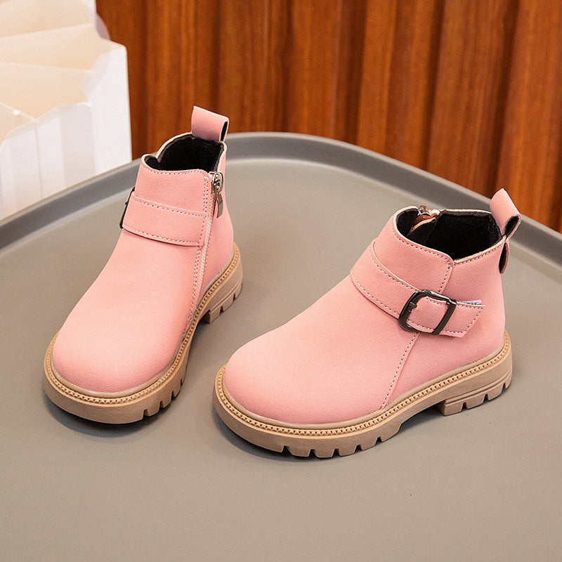 2026 Kids’ Cotton Winter Boots – Soft & Fleece-Lined