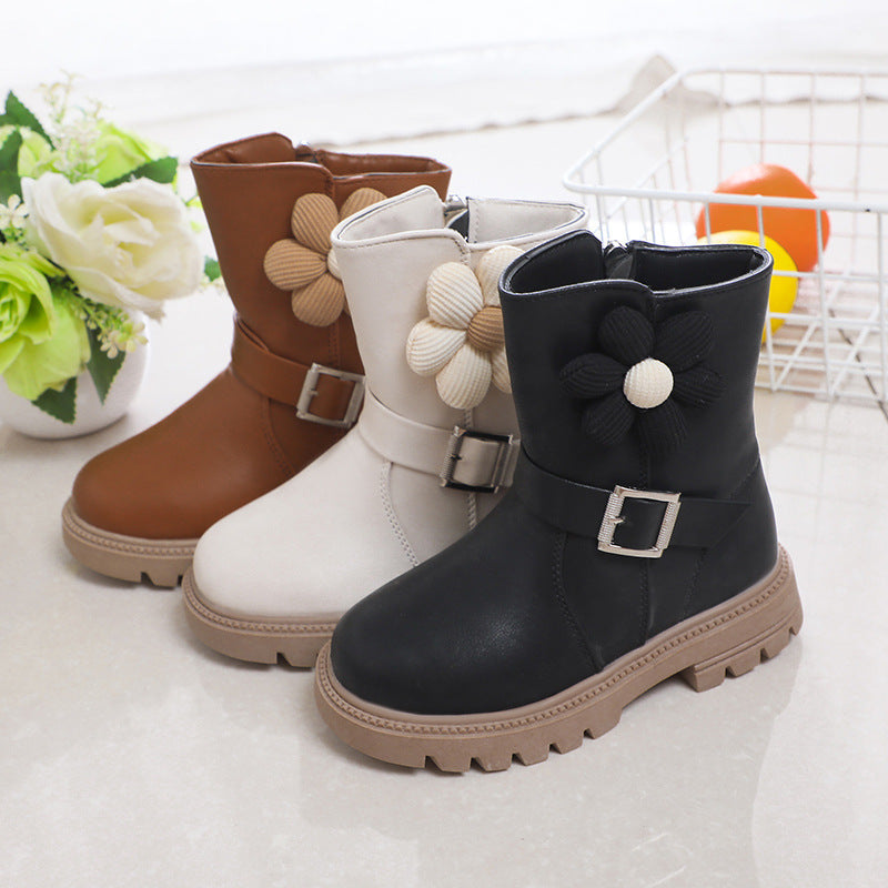 2026 Girls’ Korean-Style British Short Boots